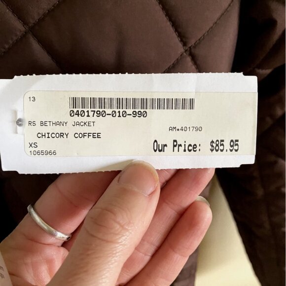 NEW Dover Saddlery Bethany in chicory coffee women's equestrian riding jacket XS - Picture 8 of 8